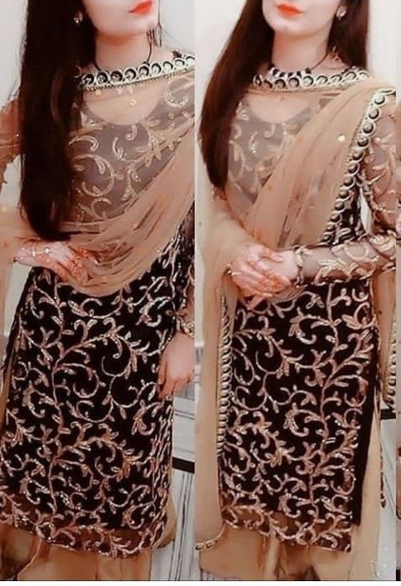 Black Color Party Wear Salwar Suit