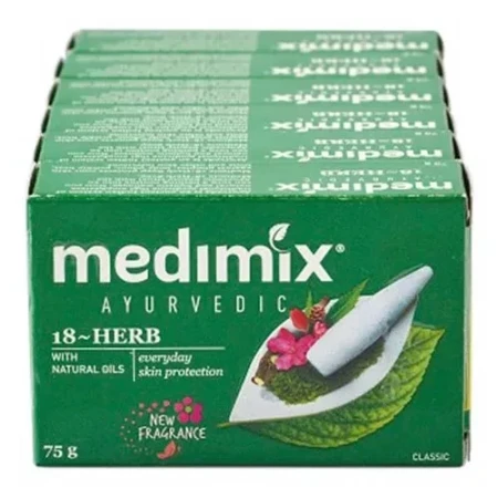 Medimix Bathing Soap, 6 x 75 g