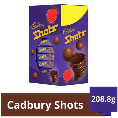 Cadbury Shots, 208.8 g (58 Packs)