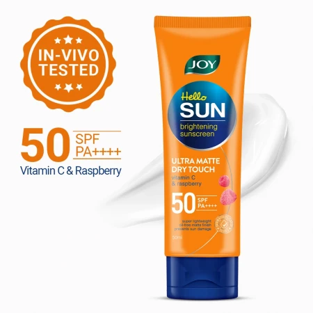 Joy Hello Sun Brightening Sunscreen Ultra Matte Dry Touce 50 Spf Pa++++ 18 ml