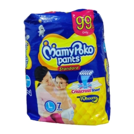 Mamy Poko Pants Standard, Large  (9-14 Kg) 7 Pants
