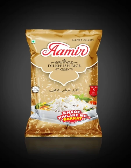 Aamir Dilkhush Long White Basmati Rice , 5kg