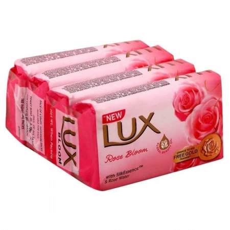 Lux Rose & Vitamin E, 40 g (PACK OF 4)