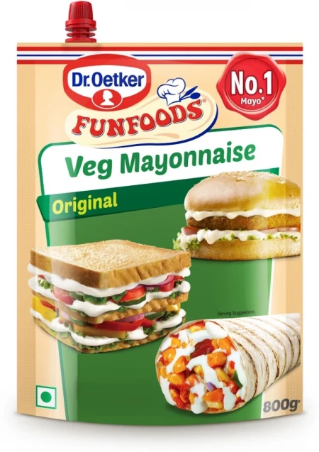 Dr. Oetker FunFoods Veg Mayonnaise Original, 800 g