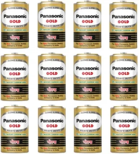 Panasonic D Gold ( Geycer Cell ) ,  ( Pack of 12 pc )