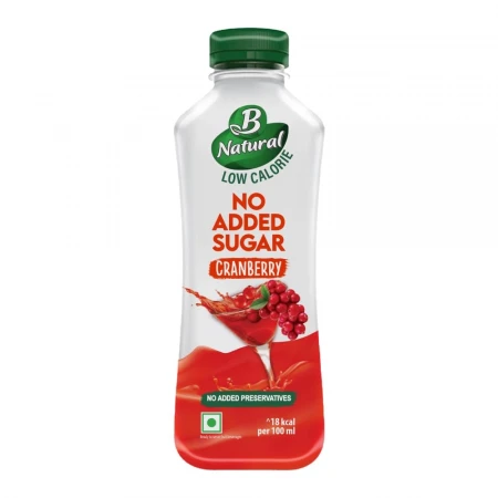 B Natural Cranberry No Added Sugar 750 ml