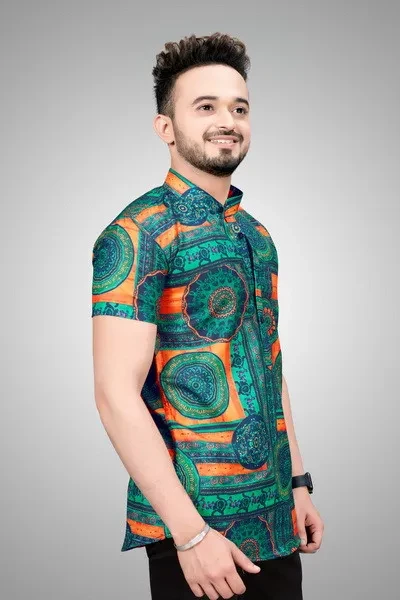 Floral ethnic shirts dashiki floral casual Clearance
