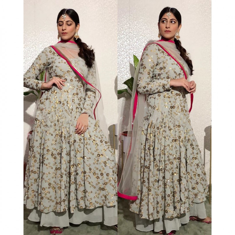 pastel color ethnic suits