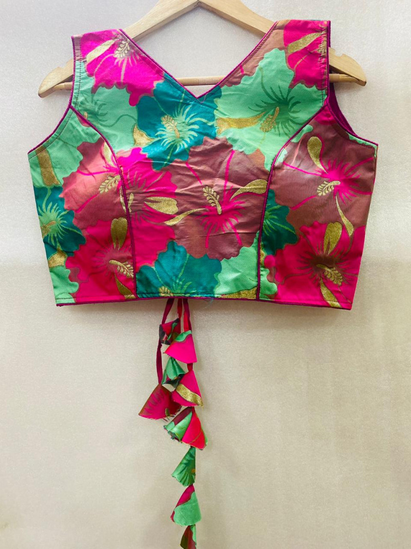 Amazing Multi Color Wedding Wear Blouse