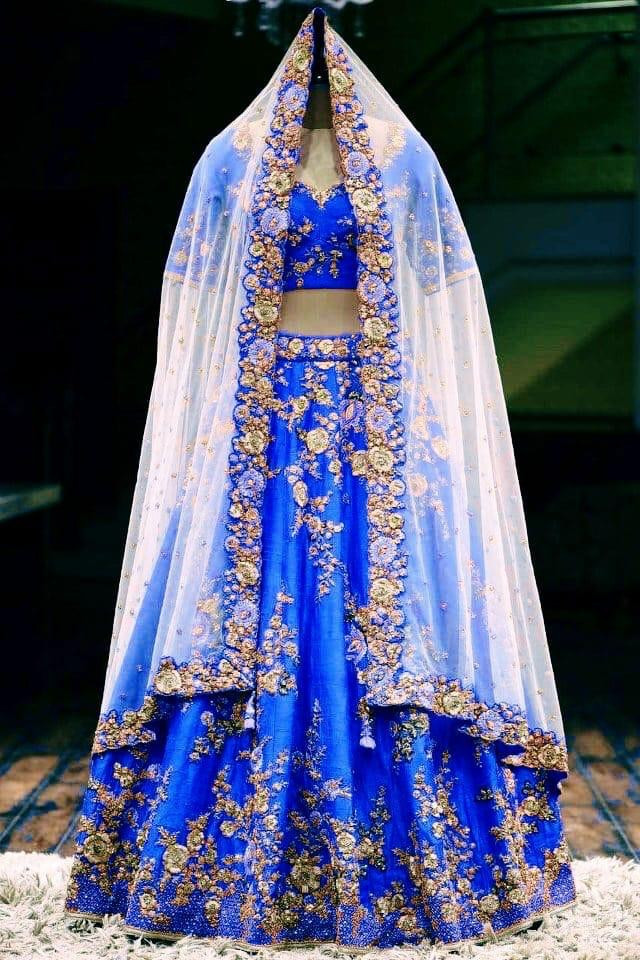 sequence work lehenga choli