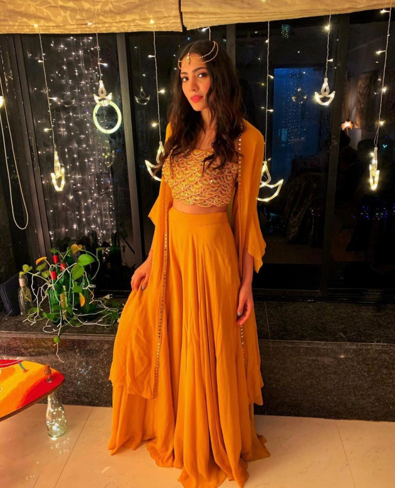 indo western sharara