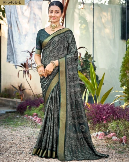 Cotton Digital Print Saree Comfortable Daily Wear for Women!