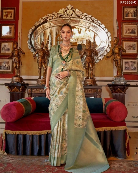 Perfect for Festive Days & Wedding Nights – PV Silk Saree!