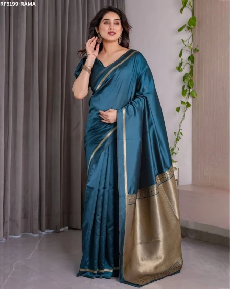 Elegant Pure Banarasi Silk Saree with Zari Weaving!