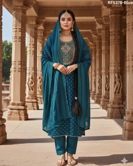 Elegant Modal Unstitched Suit Material with Buti Coding Work & Jacquard Dupatta!