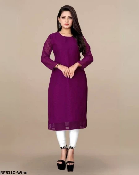 Elegant 1000 Butti Kurti with 3/4th Sleeves!