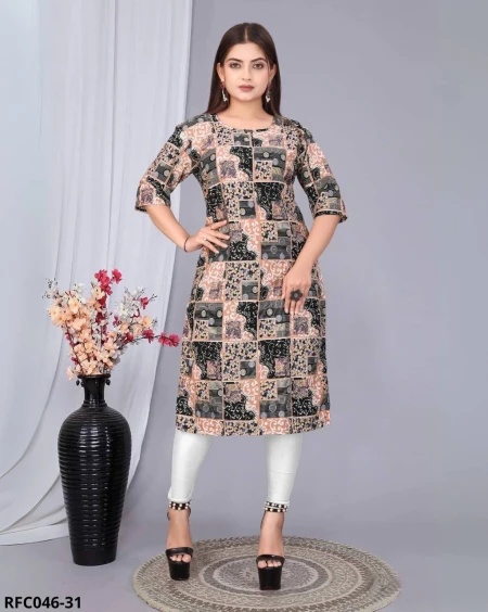 Premium Heavy Crepe Kurti Combo –  40 Designs!