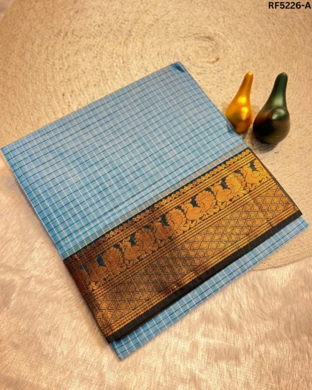 Premium South Cotton Silk Saree-Elegant & Lightweight!