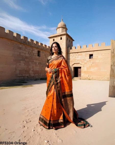 Elegant Soft Litchi Silk Saree with Jacquard Work!