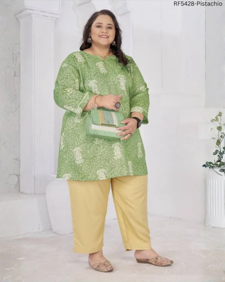 Rayon Slub Summer Short Kurti Casual Daily Wear!