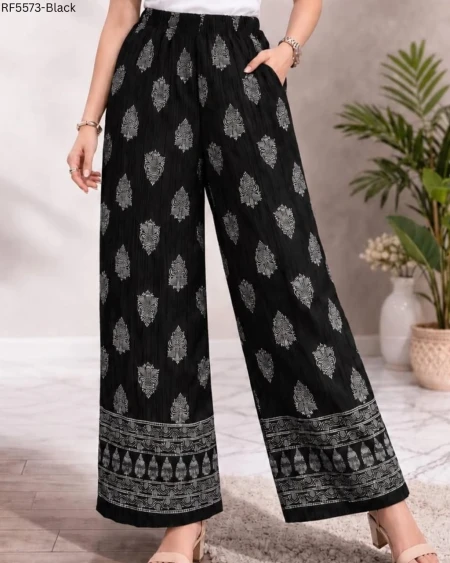 Heavy Lycra Printed Pant Stretchable Wrinkle Free Casual Wear!