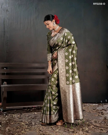 Elegant Banarasi Silk Saree  Premium Traditional Collection!