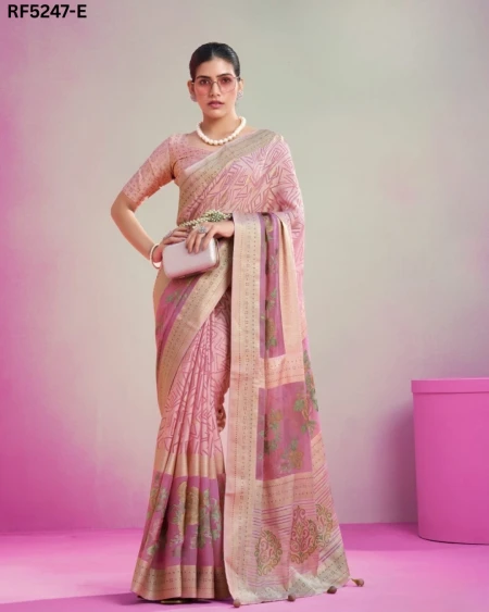 Drape Yourself in Luxury – Burnout Designer Georgette Saree!