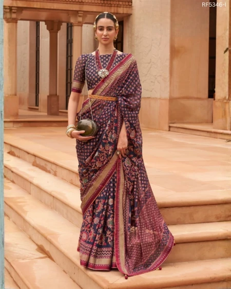 Sheer Elegance – Braso Weaving Saree with Timeless Charm!