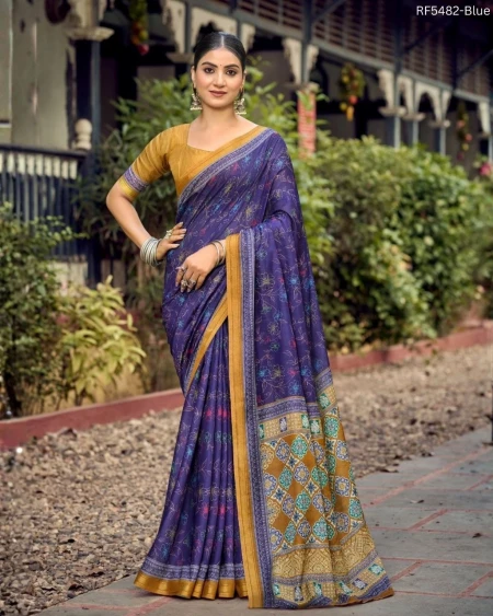 Mul Mul Cotton Digital Print Soft Saree!
