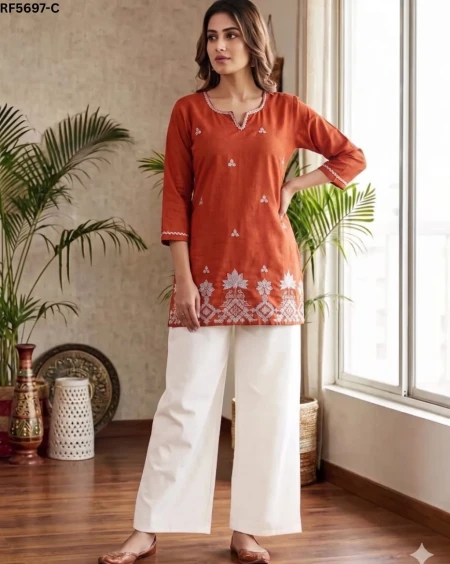 Elegant Rayon Slub Top & Palazzo Co-ord Set for Stylish Everyday Wear!