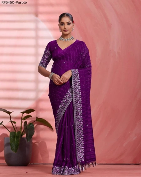 Chiffon Multi Panel Saree with Matching Blouse!