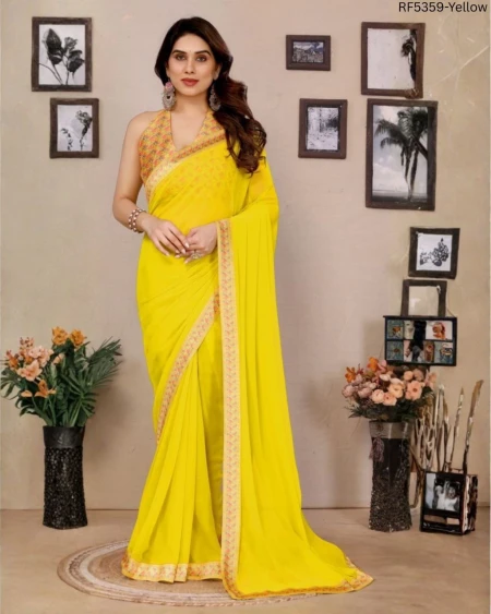 Elegant Georgette Saree with Banglory Digital Print Blouse!