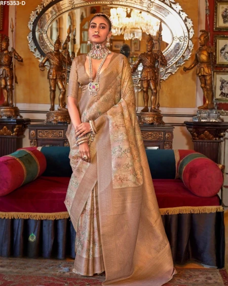 Perfect for Festive Days & Wedding Nights – PV Silk Saree!
