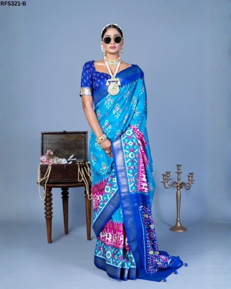 P.V Silk Saree in Stunning Solid Elegance!