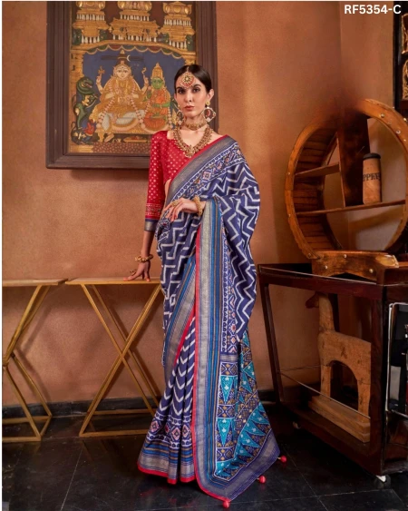 Drape the Joy of Festivals in PV Silk Elegance!