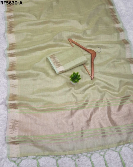 Soft Silk Saree with Unstitched Blouse Elegant Party & Festive Wear