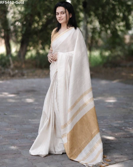 Pure Mysore Silk Soft Linen Elegant Saree!