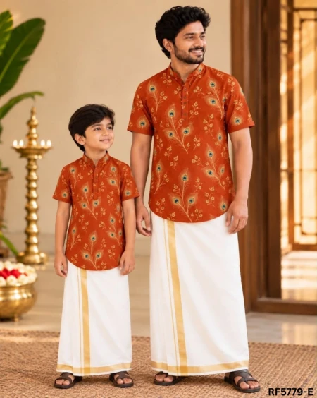 Magic Cotton Digital Print Shirt with Chinese Collar – Stylish Casual Wear