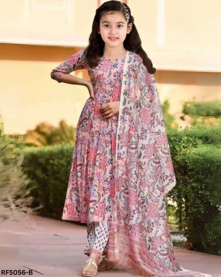 Adorable Elegance  – Magic Cotton Kurti for Kids!