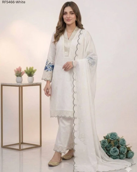 Mal Chanderi Sequence Embroidered Palazzo Set with Organza Dupatta!
