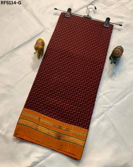 Premium 100% Cotton Silk Saree – 10 Stunning Colours!