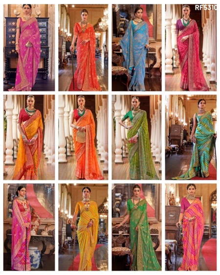 Effortless Elegance – Georgette Saree with Rich Jacquard Weaving!