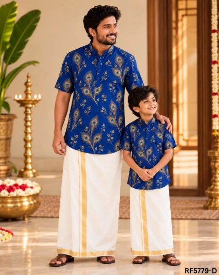 Magic Cotton Digital Print Shirt with Chinese Collar – Stylish Casual Wear