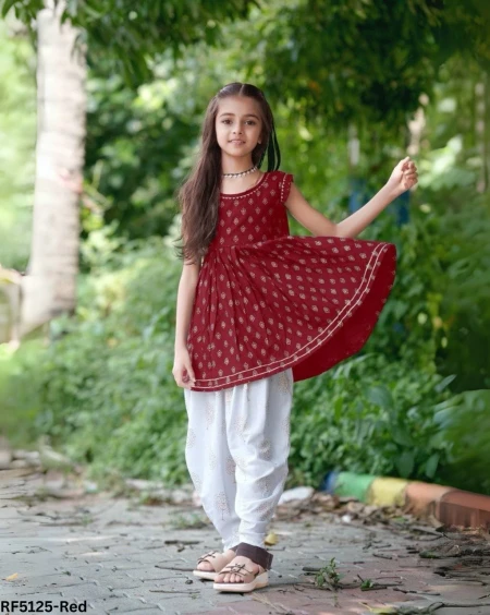 Designer Patiala Dhoti Set for Kids – Party & Festive Wear!