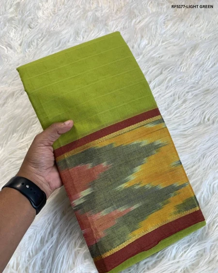 Premium Southa Cotton Silk Saree-Elegant & Lightweight!