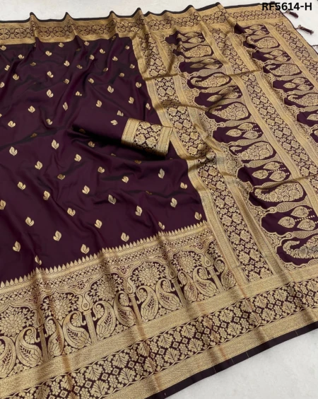 Soft Blend Silk Saree with Zari Weaving!
