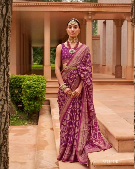 Sheer Elegance – Braso Weaving Saree with Timeless Charm!