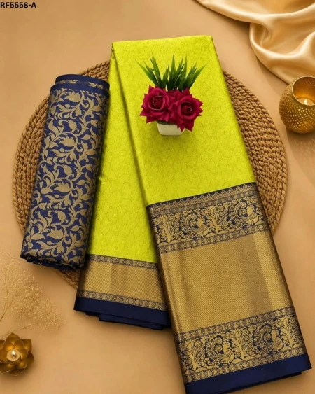Pure Mercerised Cotton Silk Saree with Rich Zari Border!
