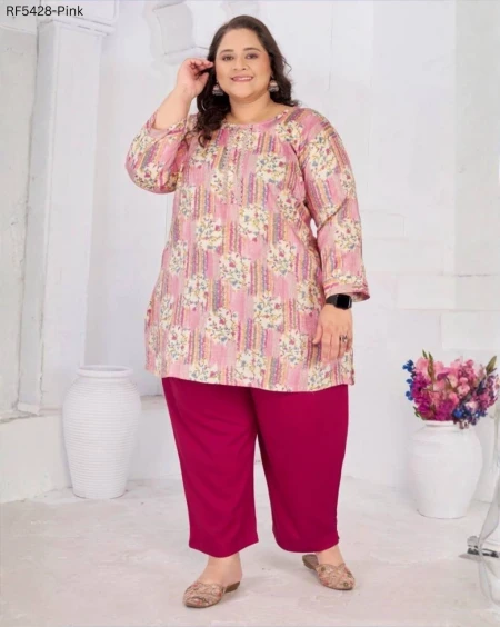 Plus size Rayon Slub Summer Short Kurti Casual Daily Wear!
