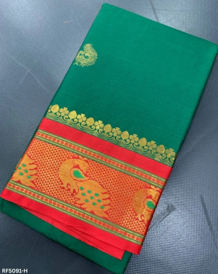 Soft Silk Saree with Paithani Zari Weaving – Elegant Drapes!
